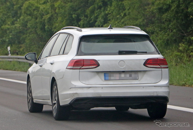 VW ゴルフヴァリアント 新型プロトタイプ(スクープ写真)