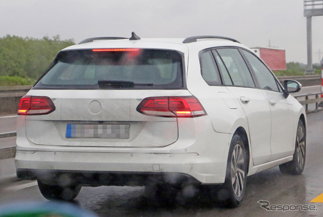 VW ゴルフヴァリアント 新型プロトタイプ(スクープ写真)