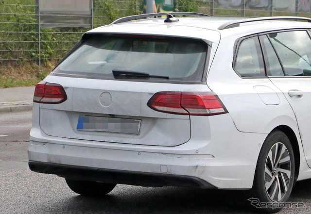 VW ゴルフヴァリアント 新型プロトタイプ(スクープ写真)
