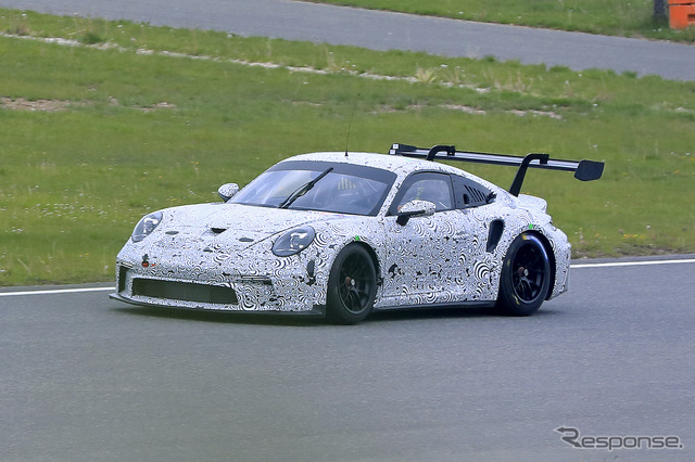 ポルシェ 911 GT3 R 新型プロトタイプ(スクープ写真)