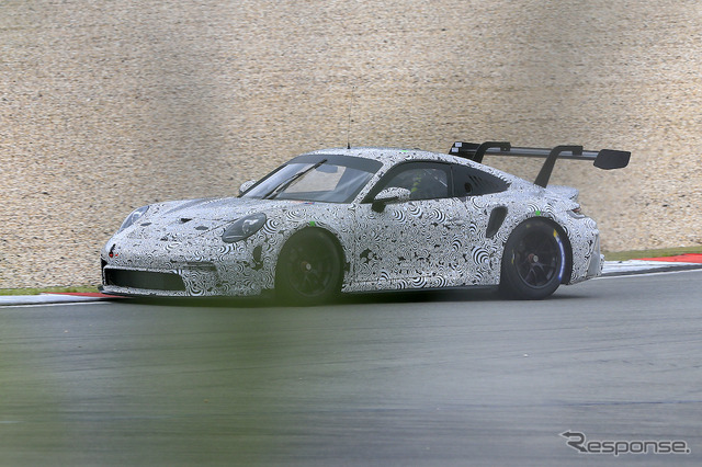 ポルシェ 911 GT3 R 新型プロトタイプ(スクープ写真)