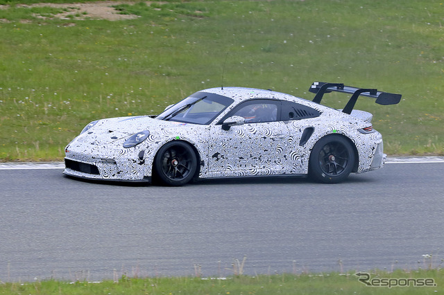 ポルシェ 911 GT3 R 新型プロトタイプ(スクープ写真)