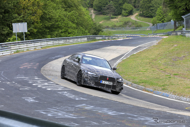 BMW 4シリーズ グランクーペ 新型プロトタイプ(スクープ写真)