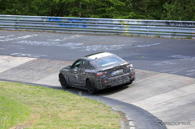 BMW 4シリーズ グランクーペ 新型プロトタイプ(スクープ写真)