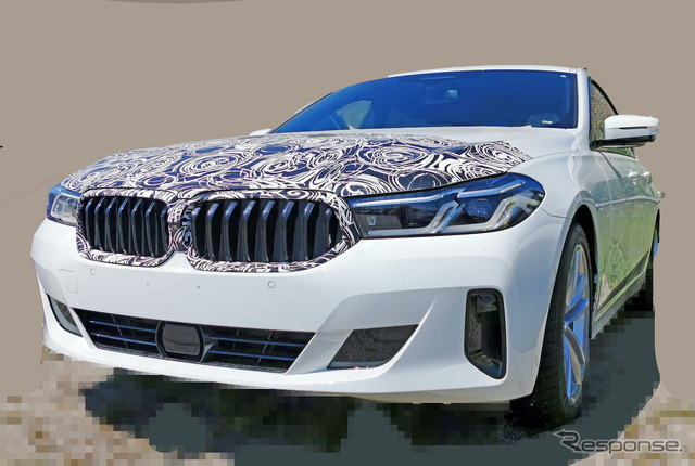 BMW 6シリーズ グランツーリスモ 改良新型プロトタイプ(スクープ写真)