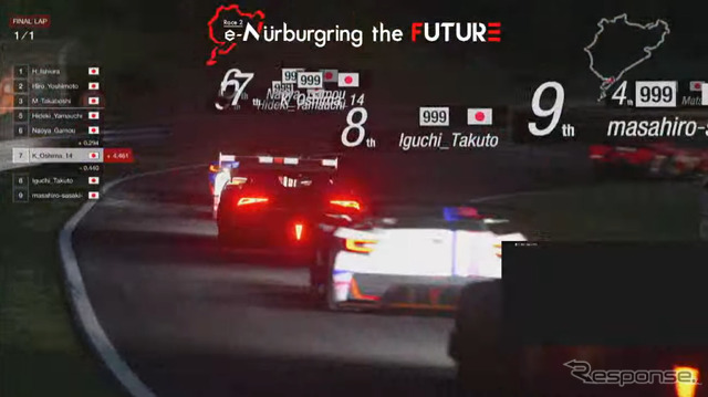 e-Nurburgring Race スクリーンキャプチャ