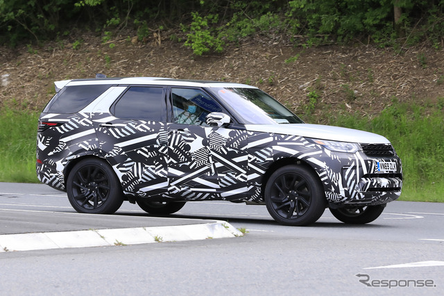 ランドローバー ディスカバリー 改良新型プロトタイプ(スクープ写真)