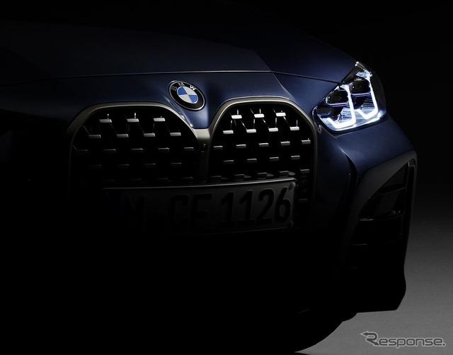 BMW 4シリーズ・クーペ 新型のティザーイメージ