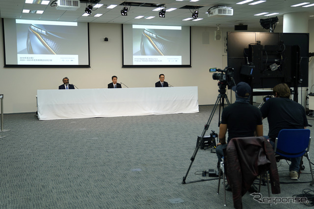 日産自動車、決算会見