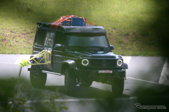 メルセデスベンツ G500/G550 4x4 スクエアード 新型プロトタイプ(スクープ写真)