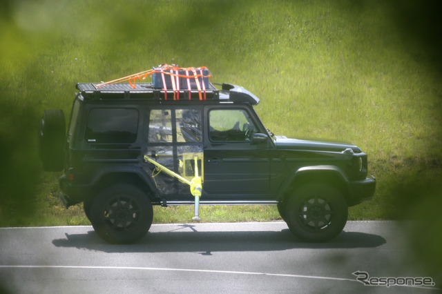 メルセデスベンツ G500/G550 4x4 スクエアード 新型プロトタイプ(スクープ写真)