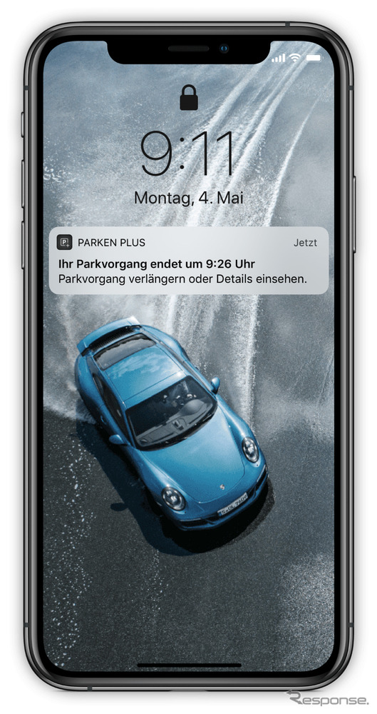 ポルシェの駐車支援サービス「Parken Plus」