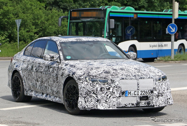 BMW M3 CS 新型プロトタイプ スクープ写真