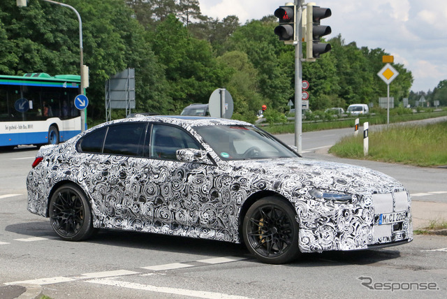 BMW M3 CS 新型プロトタイプ スクープ写真