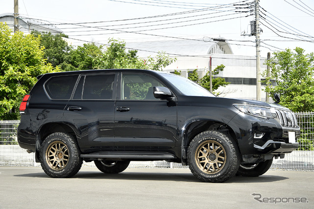 装着サイズ:18inx8J Inset+20 6H-139.7 カラー:ブロンズ(BR) タイヤサイズ:265/65R18