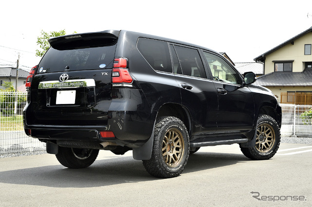 装着サイズ:18inx8J Inset+20 6H-139.7 カラー:ブロンズ(BR) タイヤサイズ:265/65R18