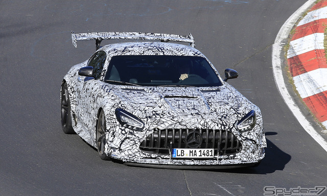 メルセデス AMG GT R ブラックシリーズ 開発車両 スクープ写真
