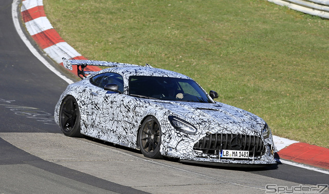 メルセデス AMG GT R ブラックシリーズ 開発車両 スクープ写真