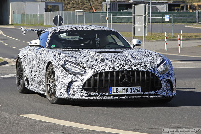 メルセデス AMG GT R ブラックシリーズ 開発車両 スクープ写真