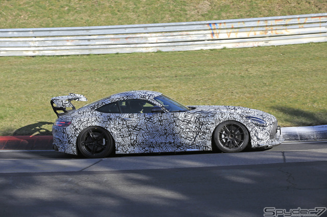 メルセデス AMG GT R ブラックシリーズ 開発車両 スクープ写真