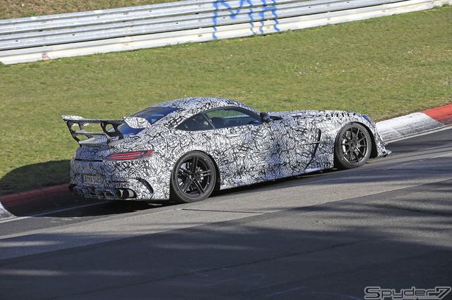メルセデス AMG GT R ブラックシリーズ 開発車両 スクープ写真