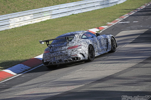 メルセデス AMG GT R ブラックシリーズ 開発車両 スクープ写真