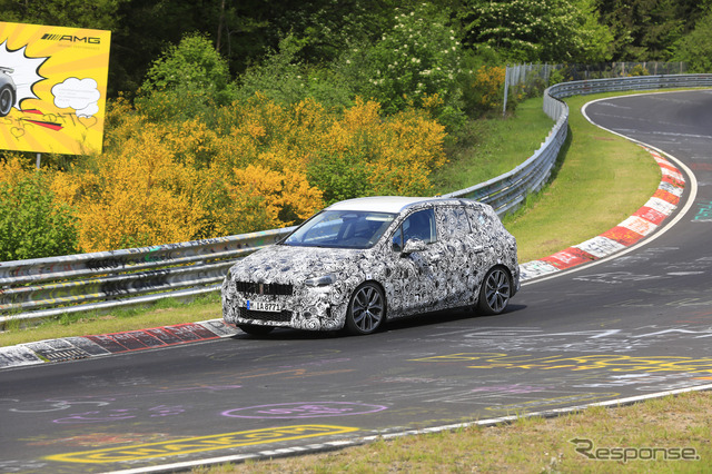 BMW 2シリーズ アクティブツアラー 新型プロトタイプ(スクープ写真)
