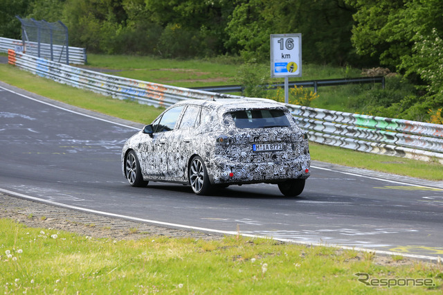 BMW 2シリーズ アクティブツアラー 新型プロトタイプ(スクープ写真)