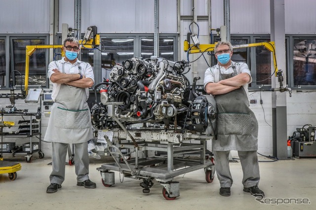 ベントレーが6 3/4（6.75）リットルV8エンジンの生産を終了。