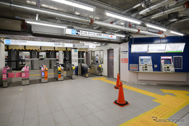 東京メトロ虎ノ門ヒルズ駅(6月6日)