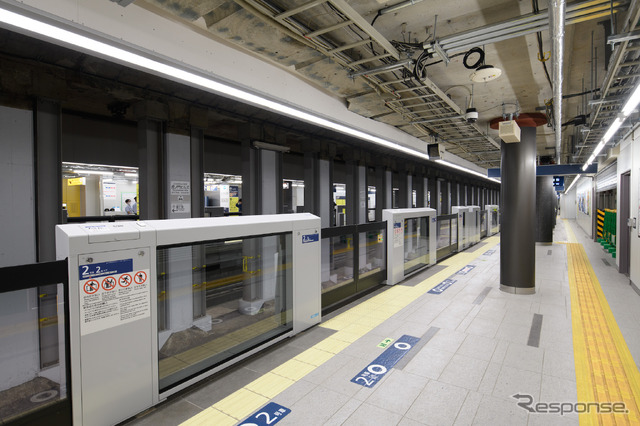 東京メトロ虎ノ門ヒルズ駅(6月6日)