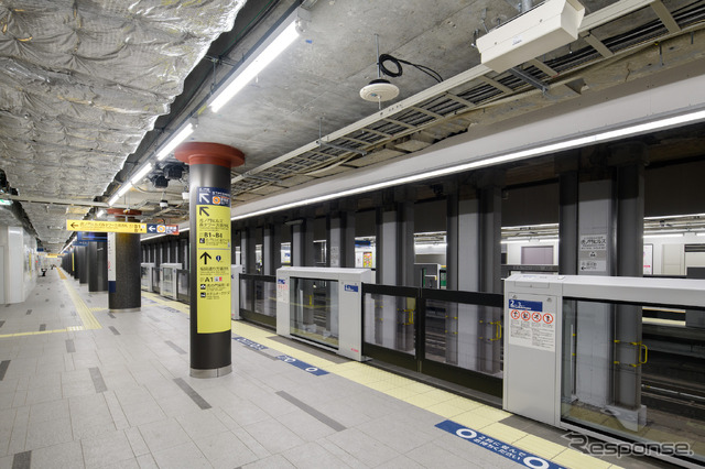 東京メトロ虎ノ門ヒルズ駅(6月6日)