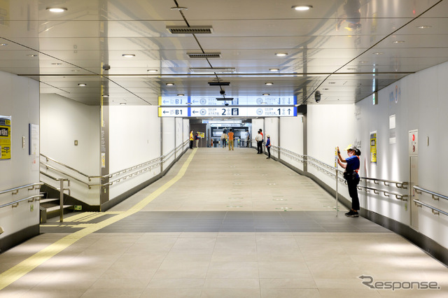 東京メトロ虎ノ門ヒルズ駅(6月6日)