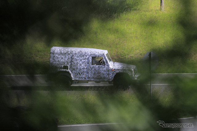 イネオス グレナディア 開発車両(スクープ写真)