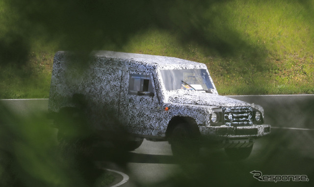 イネオス グレナディア 開発車両(スクープ写真)