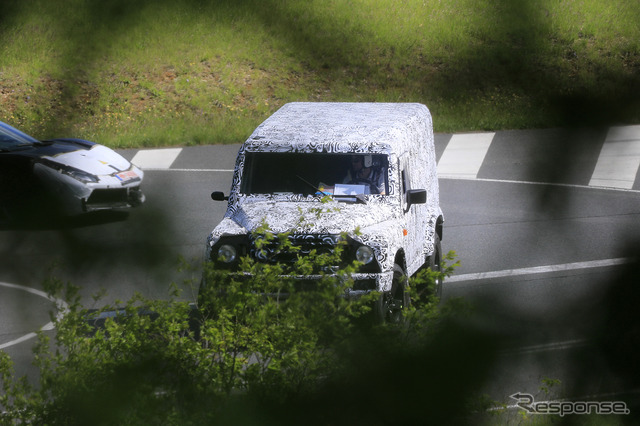 イネオス グレナディア 開発車両(スクープ写真)