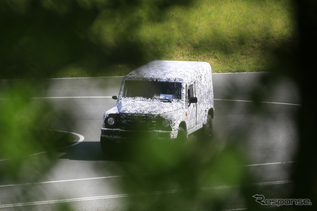 イネオス グレナディア 開発車両(スクープ写真)