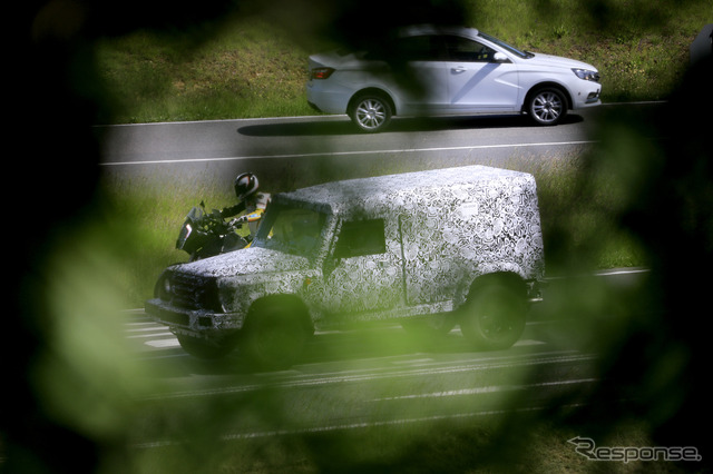 イネオス グレナディア 開発車両（スクープ写真）