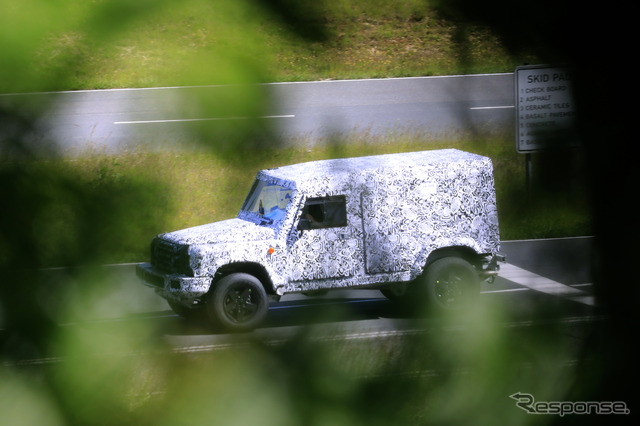 イネオス グレナディア 開発車両(スクープ写真)