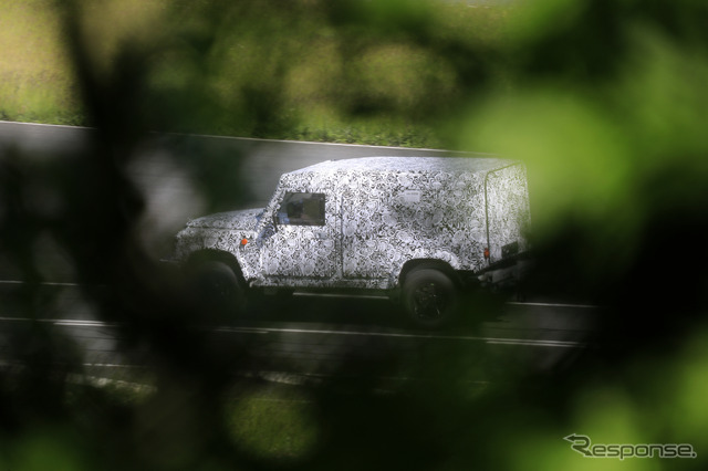 イネオス グレナディア 開発車両(スクープ写真)
