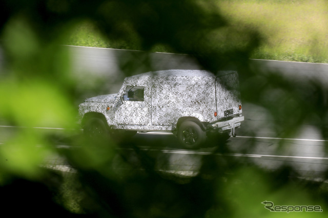 イネオス グレナディア 開発車両(スクープ写真)