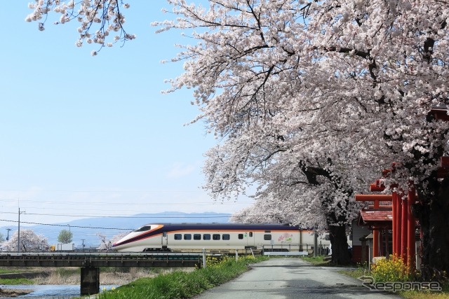 今年中に圏外が解消される見込みの山形新幹線。