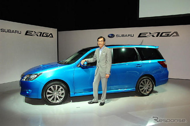 【スバル エクシーガ 発表】180cm+・90kg+の記者がしっくりした運転席