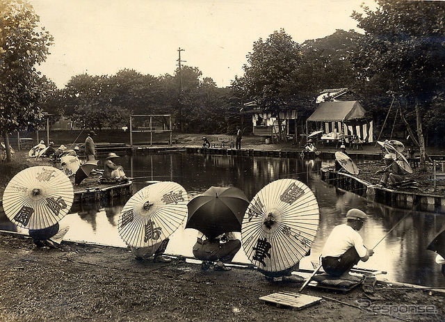 1936年頃の釣り堀