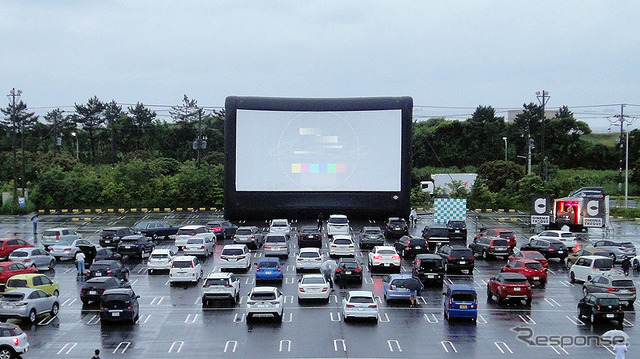 CINEMATHEQUE -Drive-in Theater in イオンモール幕張新都心 南平面駐車場 on 2020.06.13