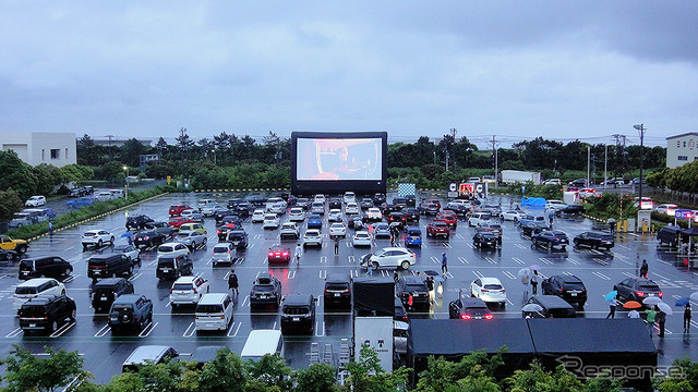 CINEMATHEQUE -Drive-in Theater in イオンモール幕張新都心 南平面駐車場 on 2020.06.13