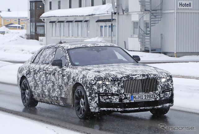 ロールスロイス ゴースト エクステンデッド・バージョン 開発車両(スクープ写真)