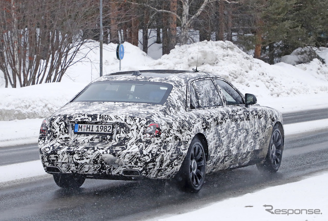 ロールスロイス ゴースト エクステンデッド・バージョン 開発車両(スクープ写真)