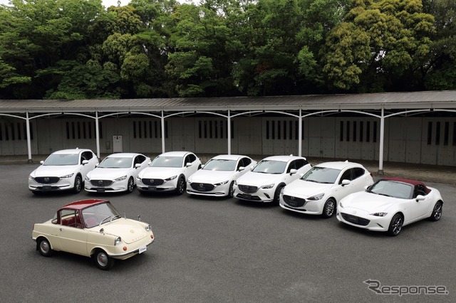 マツダ100周年記念車とマツダR360クーペ