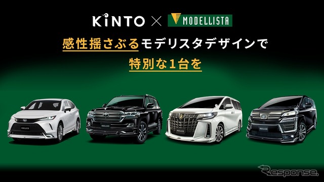 KINTO ONEにモデリスタパーツ装着車を追加